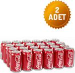 Coca Cola Kutu 330 Ml (24 Adet) X 2 Adet