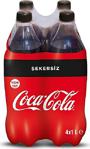 Coca-Cola Şekersiz Kola 1 Lt 4'Lü