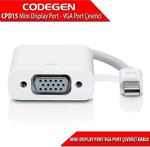 Codegen Mini Display Port To Vga Dönüştürücü Çevirici Cpd15