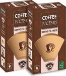 Coffee Filters Filtre Kahve Kağıdı 1 X 4 Avantajlı Paket 2 Adet 80'Li