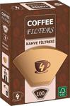 Coffee Filters Filtre Kahve Kağıdı No: 4 (Brown 80'Li)