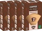 Coffee Filters Filtre Kahve Kağıdı No:2 80'Li @ 4 Paket