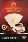 Coffee Time Coffee Tıme 4 Numara Filtre Kahve Makinesi Kağıdı - 40 Adet