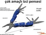 Çok Amaçli Kamp Pensesi̇ Avci Pense Biçak Testere Seti̇