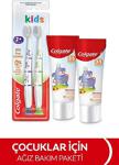 Colgate 3-5 Yaş Florürsüz Çocuk Diş Macunu 60 Ml X2 Adet, 2+ Yaş Ekstra Yumuşak Çocuk Diş Fırçası