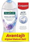 Colgate Diş Macunu Aktif Beyaz 75Ml/Palmolive Duş Jeli 250 Ml Hediyeli