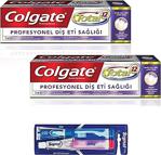 Colgate Diş Macunu Total Profesyonel Diş Eti Sağlığı 2 X 75 Ml (Seyahat Seti Hediyeli)