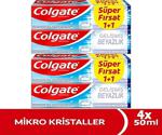 Colgate Gelişmiş Beyazlık 50 Ml 4 Adet Diş Macunu