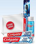 Colgate Triple Action 75 Ml Diş Macunu + Süper Flexi Diş Fırçası + Plax Ağız Bakım Suyu 100 Ml