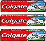 Colgate Üçlü Etki Diş Macunu 3'Lü Paket 100 Ml