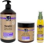 Colmar Col-Mar Keratin Yoğun Bakım Seti ( Tuzsuz Şampuan 1000Ml Saç Maskesi 500Ml Saç Serumu 120Ml )