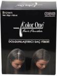 Color One Hair Powder Brown Dolgunlaştırıcı Saç Fiberi 25 Gr + 100 Ml Sprey