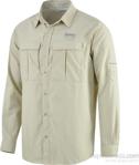 Columbia Cascades Explorer Long Sleeve Shirt Erkek Gömlek - M - Krem Rengi