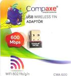 Compaxe Cwa600 600 Mbps Usb Wireless Nano Wifi Alıcı Windows Ve Mac