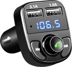 Concord Car X8 Araç Fm Transmitter,Bluetooth,Usb,Mp3,Sd Kart Çakmaklık Girişli Oto Müzik Çalar Kiti