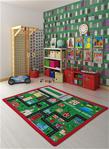 Confetti Town 100x150 cm Anaokulu & Çocuk Odası Oyun Halı