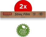 Cook Doğal Streç Film 30 Cm X 15 M 2'Li Paket