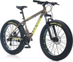 Corelli Zengo 26 Jant H.Disk 16'' Fat Bike Bisiklet - Gri-Yeşil