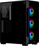 Corsair Icue 220T Rgb Siyah Cc-9011190-Ww Led Fanlı Atx Oyuncu Kasa