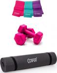 Cosfer 3 Lü Pilates Seti 6,5 Mm Siyah Mat