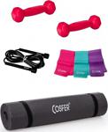 Cosfer 5 Li Pilates Seti 6,5 Mm Pilates Matı