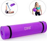 Cosfer 6,5 Mm Pilates Minderi, Pilates Bandı Ve Denge Topu - 3 Lü Pilates Seti - Mor