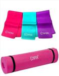 Cosfer Csf-Tr17 10 Mm Pilates Ve Yoga Matı 120 Cm 3 Lü Band