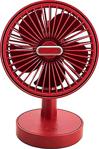 Coverzone Taşınabilir Cv-2112 3 Kademeli Dönebilen Başlık Şarjlı Led Işıklı Mini Vantilatör 20Cm Mini Fan