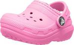 Crocs Classic Lined Clog K Kız Çocuk Sabo Ve Terlik, Pembe (Pembe/Limonata Sarısı 6M3), 29-30