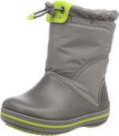 Crocs Crocband Lodgepoint Boot Unisex Çocuk Çizme Ve Bot, Gri (Duman/Grafit 08G), 38-39