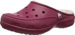 Crocs Crocs Freesail Plushlined Clog Kadın Burnu Kapalı Terlik, Kırmızı (Pomegranate/Rose Dust 6Or), 36.5