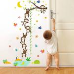 Crystal Kids Boy Ölçen Maymunlar Bebek Ve Çocuk Odası Duvar Sticker