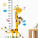 Crystal Kids Çocuk Odası Dekoru Boy Ölçer Gelişim Ölçen Zürafa Xl Duvar Sticker