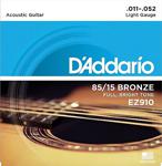 Daddario Daddarıo Ez910 Akustik Gitar Tel Seti, 85/15 Bronze, Lıght Ga