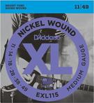 D'Addario Exl115 Blues / Jazz Elektro Gitar Teli (11-49)