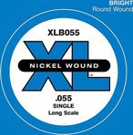 Daddario Xlb055 Bas Gi̇tar Tek Tel, (Re), Xl Nickel Wound, 0.055 Ga