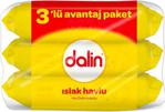 Dalin 56 Yaprak 3'lü Paket Islak Mendil