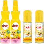 Dalin Badem Özlü Kolay Tarama Saç Spreyi 200 Ml 2 Adet-Bebek Kolonyası Bıcı Bıcı Kokulu 150 Ml-2 Adet