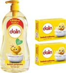 Dalin Bebek Şampuanı Klasik 900 Ml + Dalin Bebek Sabunu Klasik 2X100Gr