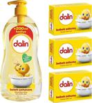 Dalin Bebek Şampuanı Klasik 900 Ml + Dalin Bebek Sabunu Klasik 3X100Gr