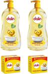 Dalin Bebek Şampuanı Klasik 700 Ml (2\'li) + Dalin Bebek Sabunu Hassas Ciltler Için 6\'lı