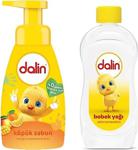 Dalin Köpük Sabun Mango & Portakal 200 Ml + Dalin Bebek Yağı 300 Ml