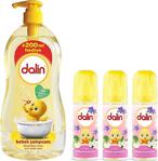 Dalin Şampuan Klasik 900 Ml + Dalin Bebek Kolonyası Floral X 3 Adet