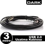 Dark 3 Metre Usb 2.0 Uzatma Kablosu Dk-Cb-Usb2Extl300