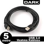 Dark Dk-Cb-Usb2Extl500 5 M Usb Uzatma Kablosu