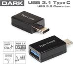 Dark Usb3.1 Typec - Usb3.0 Type-A Dönüştürücü