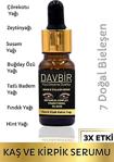 Davbir Bitkisel Kaş Kirpik Serumu Doğal Kozmetik Gürleştirici Etkili Serum 10 Ml