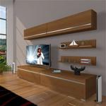 Decoraktiv Eko 5 Mdf Std Tv Ünitesi Tv Sehpası Naturel Ceviz