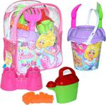 Dede Barbie Resimli Sırt Çantalı Plaj Set