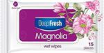 Deep Fresh Egzotik Çiçekler Manolya 15 Yaprak Cep Islak Mendil